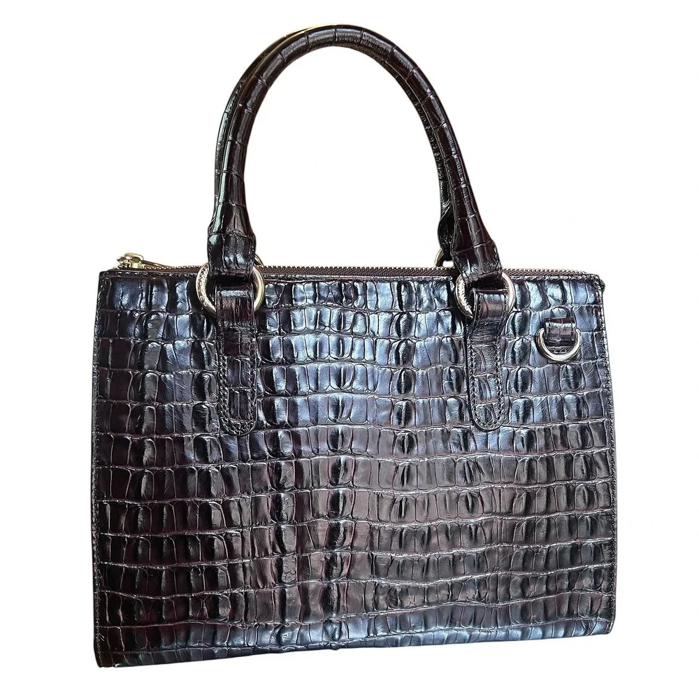 Brahmin structured satchel